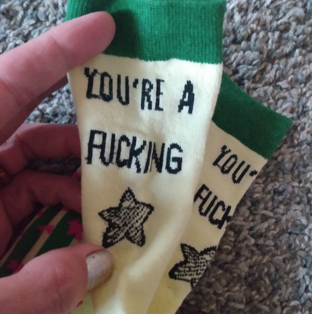 You're a f*cking ⭐ socks. GET 2 PAIRS FOR PRICE OF 1!!!! Perfect for gifts!